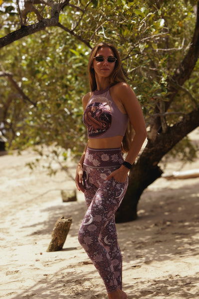 Leggings - Diamond Skies Brown