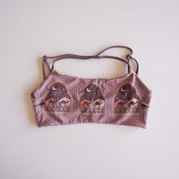 Strappy Crop - Diamond Skies Brown