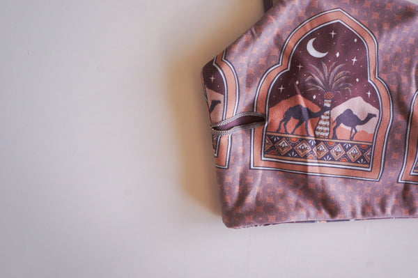 Strappy Crop - Diamond Skies Brown