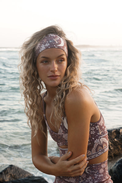 Headband - Diamond Skies Brown