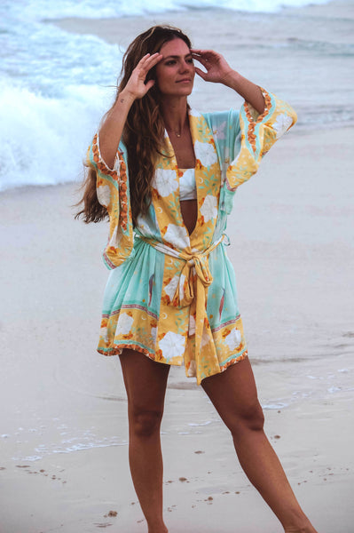 Ladies Short Robe - La Luna