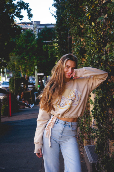 Golden Cropped Jumper