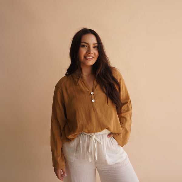 Chrissy Blouse Brown