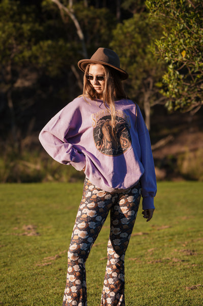 Smokin' Embers Sweatshirt - Lilac