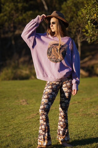 Smokin' Embers Sweatshirt - Lilac