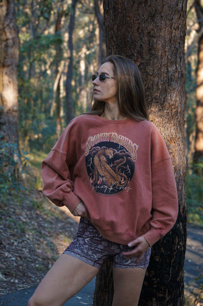 Smokin' Embers Sweatshirt - Rust