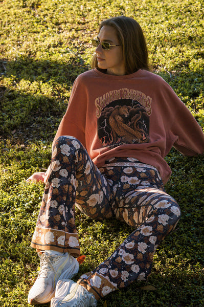 Smokin' Embers Sweatshirt - Rust